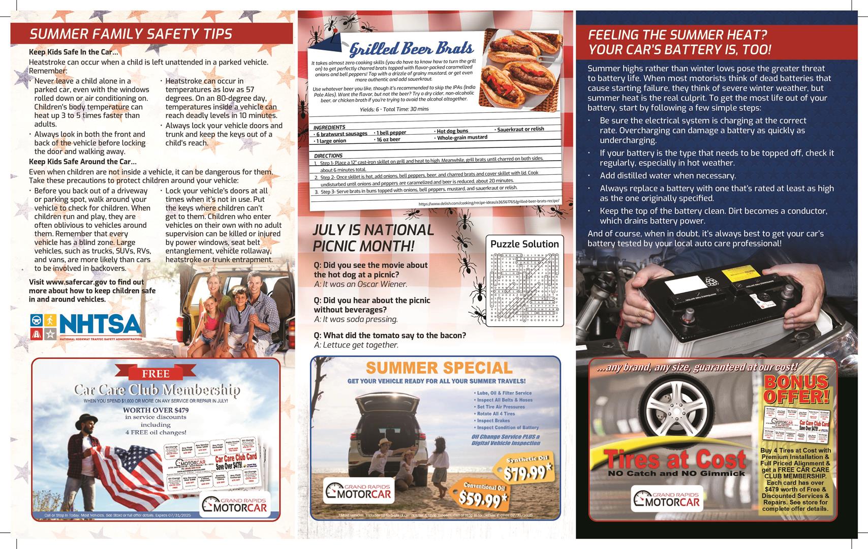 November Newsletter Part 2 | Grand Rapids Motorcar